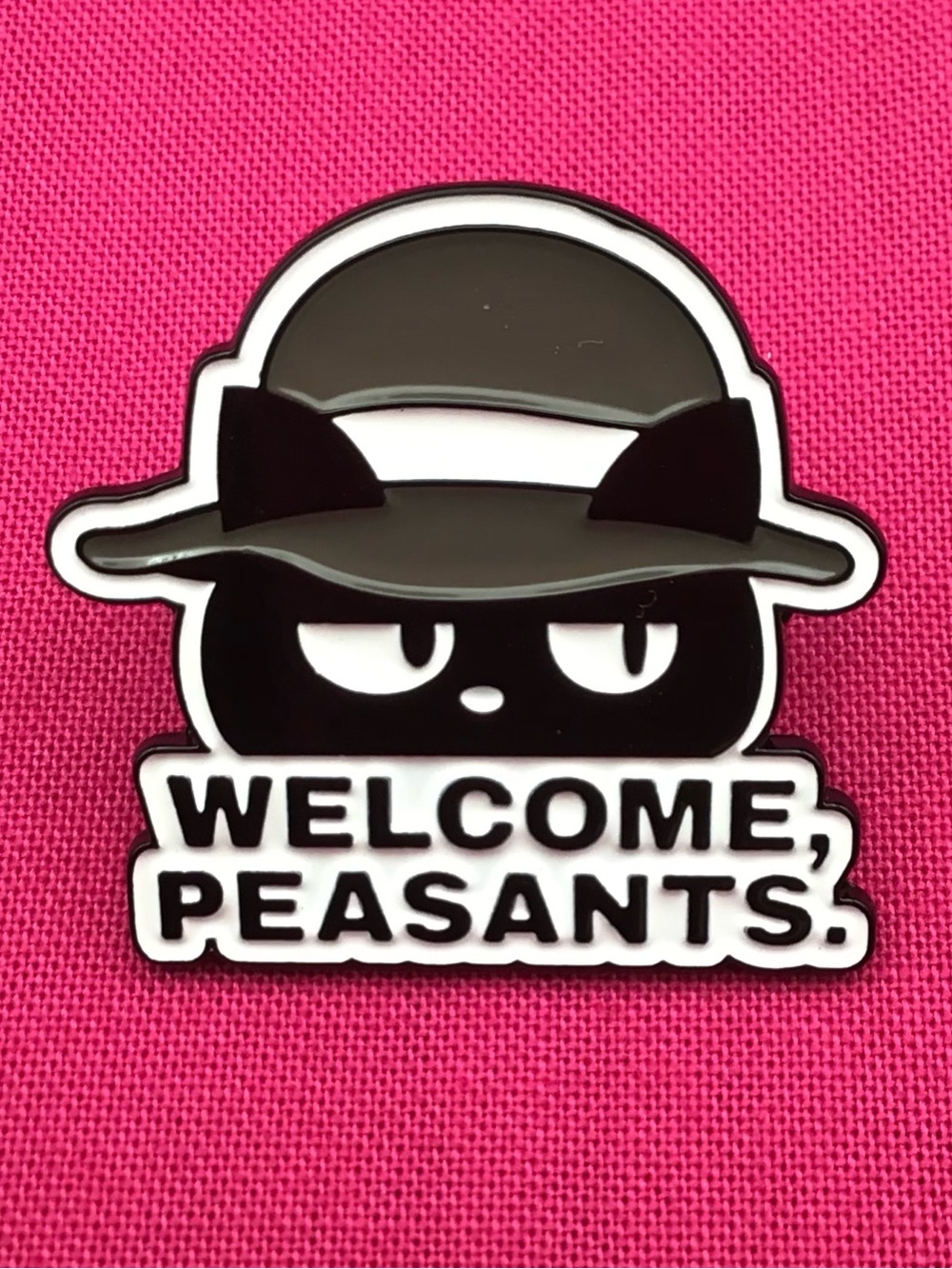 Peasants Enamel Pin